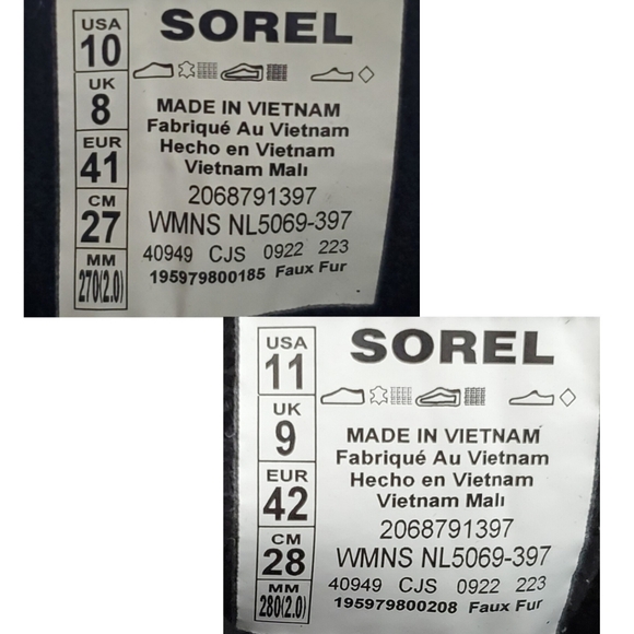 NWB Sorel explorer next Joan waterproof boots stone green lace insulated suede - Picture 16 of 16